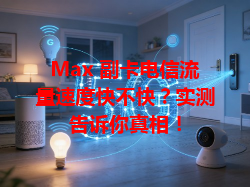 Max 副卡电信流量速度快不快？实测告诉你真相！
