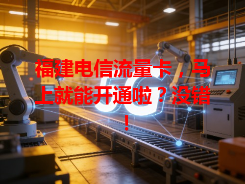 福建电信流量卡，马上就能开通啦？没错！