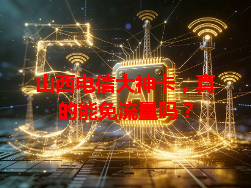 山西电信大神卡，真的能免流量吗？