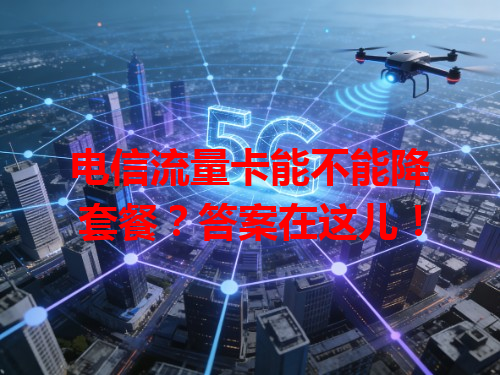 电信流量卡能不能降套餐？答案在这儿！