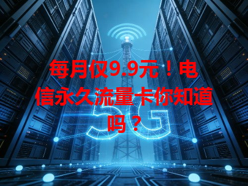 每月仅9.9元！电信永久流量卡你知道吗？