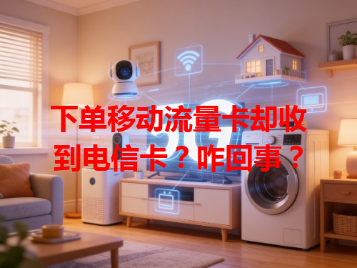 下单移动流量卡却收到电信卡？咋回事？