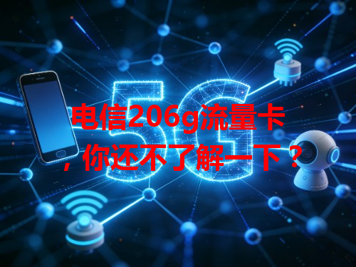 电信206g流量卡，你还不了解一下？