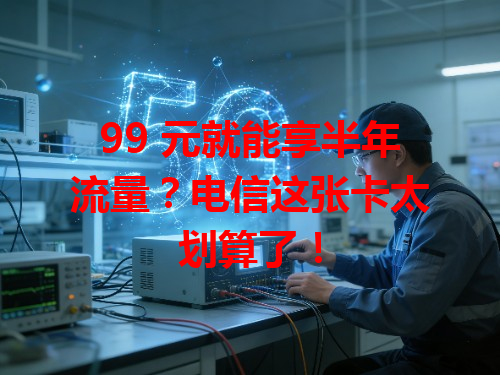 99 元就能享半年流量？电信这张卡太划算了！