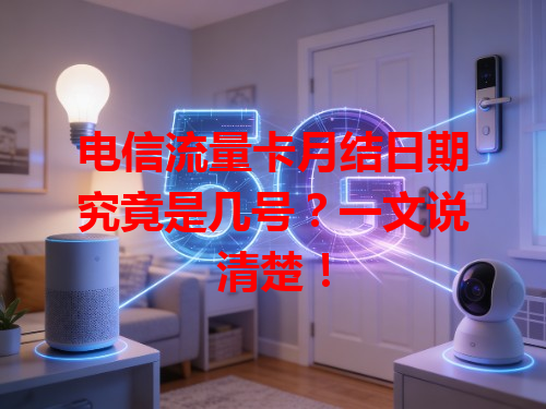 电信流量卡月结日期究竟是几号？一文说清楚！