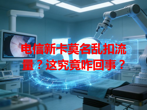 电信新卡莫名乱扣流量？这究竟咋回事？