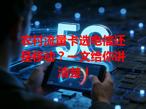农村流量卡选电信还是移动？一文给你讲清楚！
