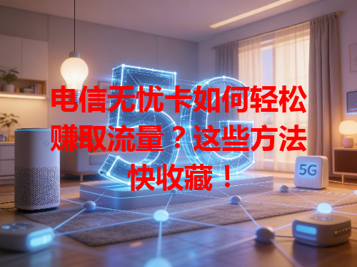 电信无忧卡如何轻松赚取流量？这些方法快收藏！