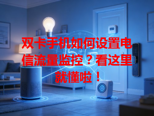 双卡手机如何设置电信流量监控？看这里就懂啦！