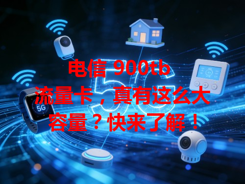 电信 900tb 流量卡，真有这么大容量？快来了解！