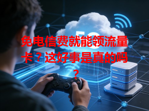 免电信费就能领流量卡？这好事是真的吗？