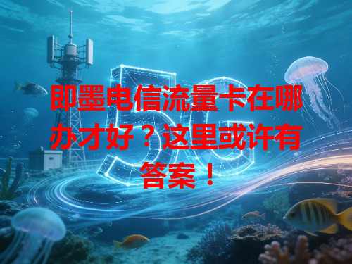 即墨电信流量卡在哪办才好？这里或许有答案！