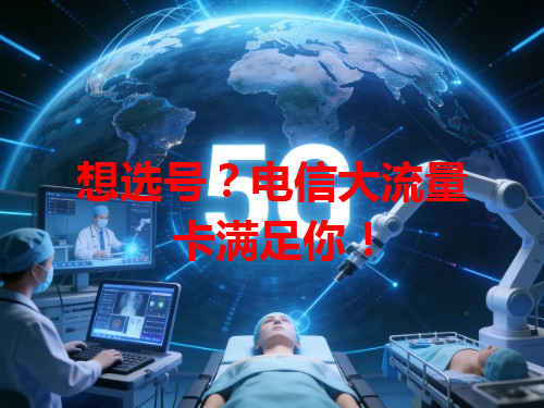 想选号？电信大流量卡满足你！