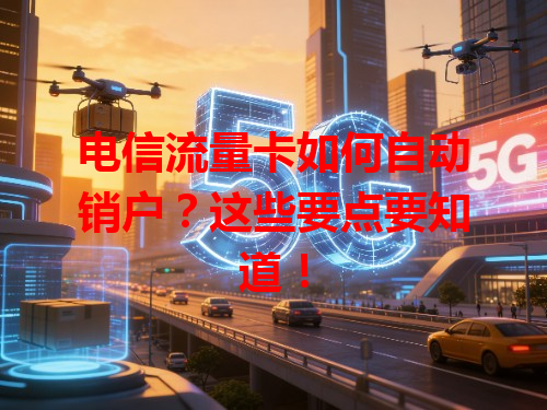 电信流量卡如何自动销户？这些要点要知道！