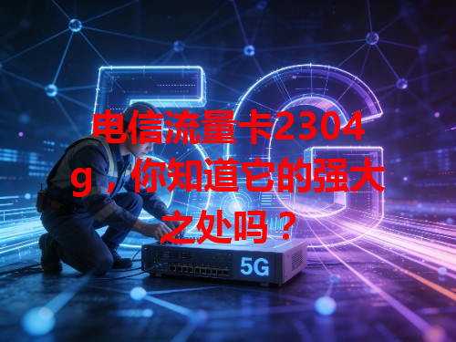 电信流量卡2304g，你知道它的强大之处吗？