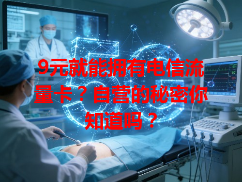 9元就能拥有电信流量卡？自营的秘密你知道吗？