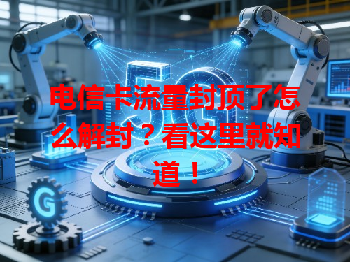 电信卡流量封顶了怎么解封？看这里就知道！