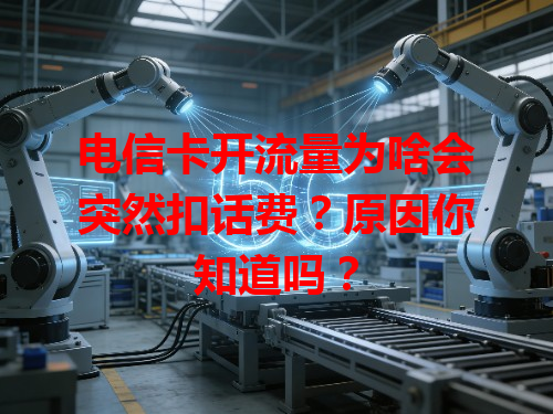 电信卡开流量为啥会突然扣话费？原因你知道吗？