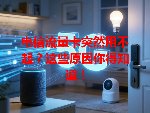 电信流量卡突然用不起？这些原因你得知道！