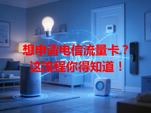 想申请电信流量卡？这流程你得知道！