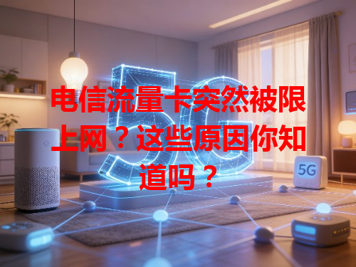 电信流量卡突然被限上网？这些原因你知道吗？