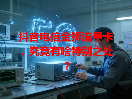 抖音电信金狮流量卡，究竟有啥特别之处？