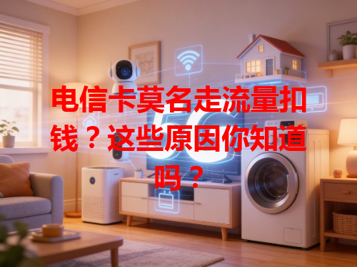 电信卡莫名走流量扣钱？这些原因你知道吗？