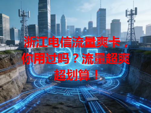 浙江电信流量爽卡，你用过吗？流量超爽超划算！