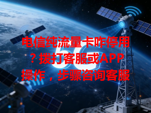电信纯流量卡咋停用？拨打客服或APP操作，步骤咨询客服