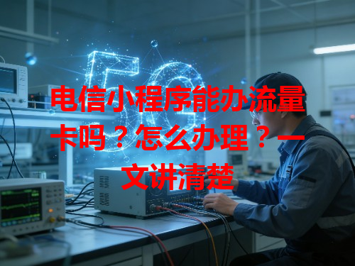 电信小程序能办流量卡吗？怎么办理？一文讲清楚