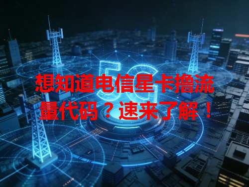 想知道电信星卡撸流量代码？速来了解！