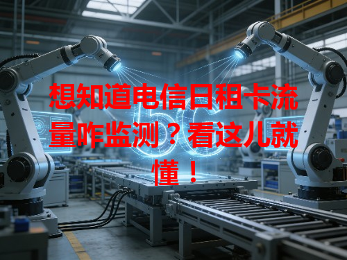 想知道电信日租卡流量咋监测？看这儿就懂！