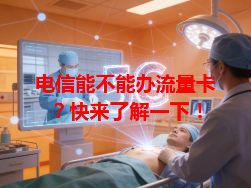 电信能不能办流量卡？快来了解一下！