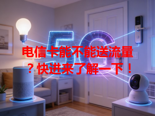 电信卡能不能送流量？快进来了解一下！