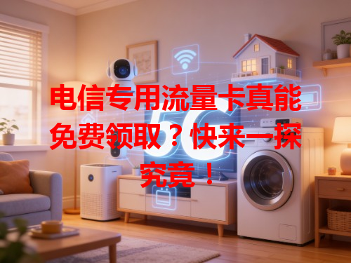电信专用流量卡真能免费领取？快来一探究竟！