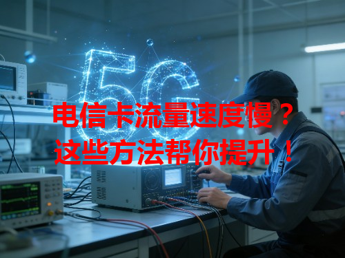 电信卡流量速度慢？这些方法帮你提升！