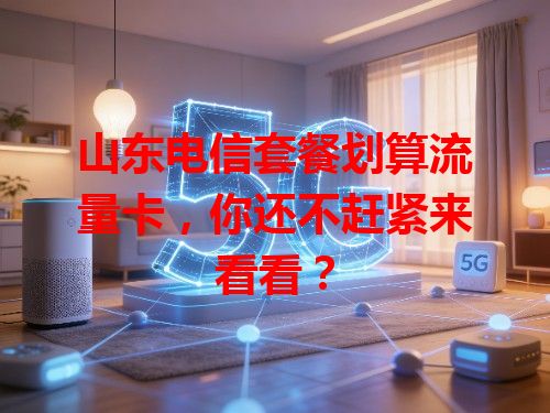 山东电信套餐划算流量卡，你还不赶紧来看看？