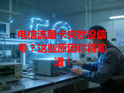 电信流量卡突然没信号？这些原因你得知道！