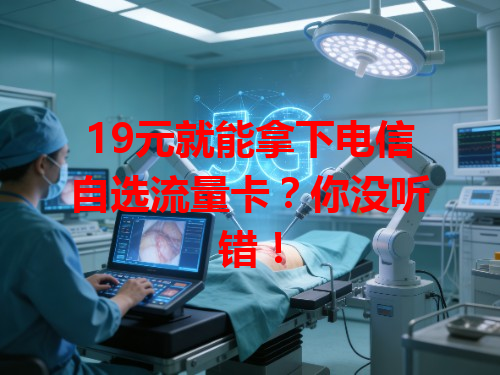 19元就能拿下电信自选流量卡？你没听错！