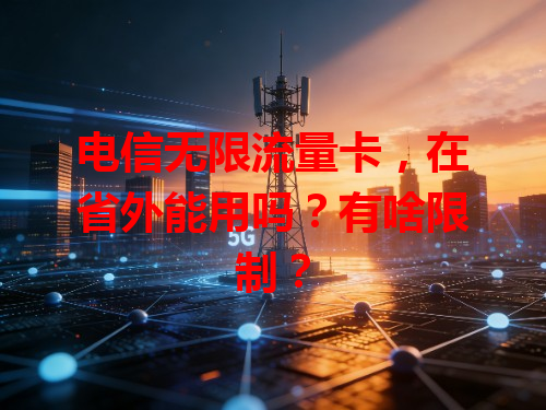 电信无限流量卡，在省外能用吗？有啥限制？