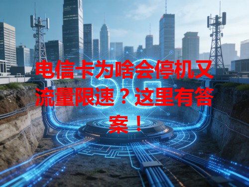 电信卡为啥会停机又流量限速？这里有答案！