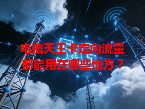 电信天王卡定向流量都能用在哪些地方？