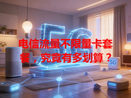 电信流量不限量卡套餐，究竟有多划算？