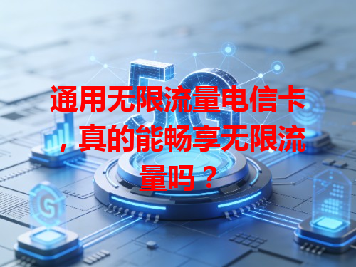 通用无限流量电信卡，真的能畅享无限流量吗？