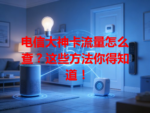电信大神卡流量怎么查？这些方法你得知道！