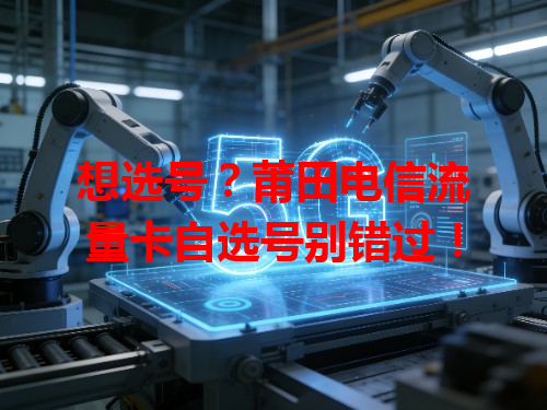 想选号？莆田电信流量卡自选号别错过！
