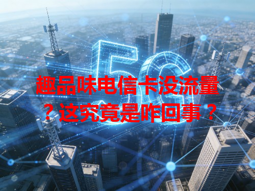 趣品味电信卡没流量？这究竟是咋回事？