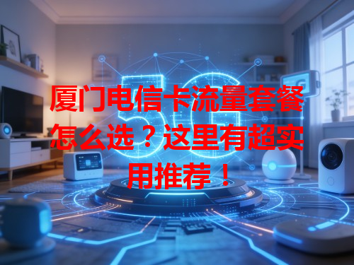厦门电信卡流量套餐怎么选？这里有超实用推荐！
