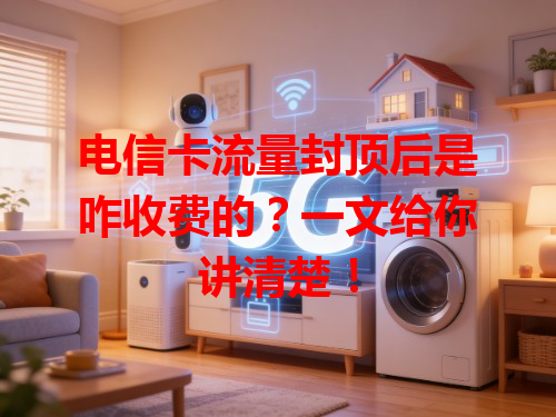 电信卡流量封顶后是咋收费的？一文给你讲清楚！
