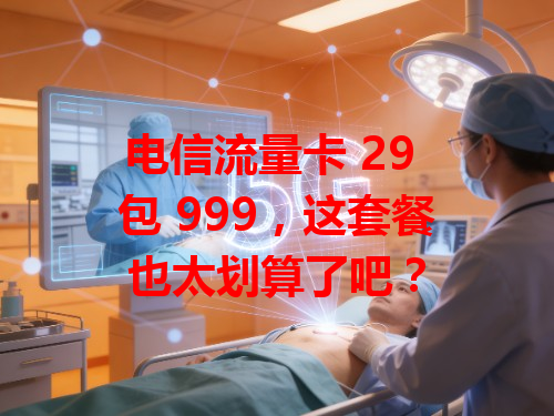 电信流量卡 29 包 999，这套餐也太划算了吧？